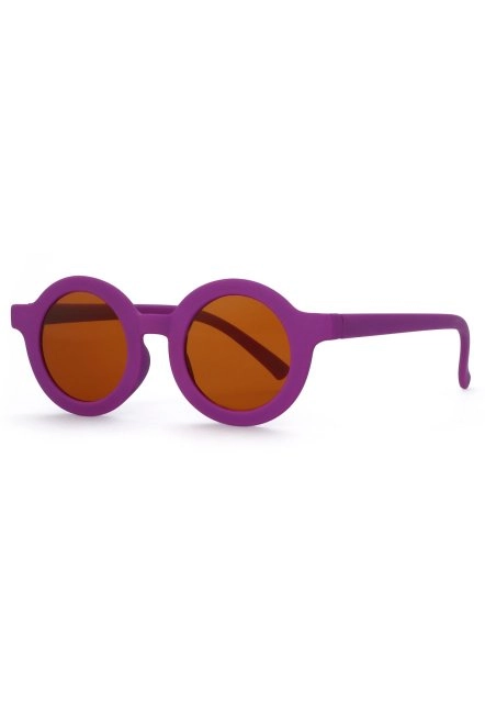 Uv400 Korumalı Çocuk Güneş Gözlüğü Mor Zzla-213-Mor-Kahve