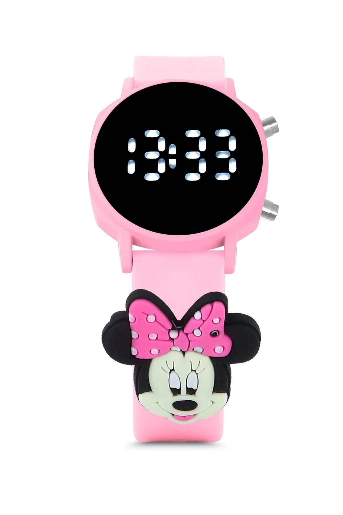 Uv400 Korumalı Çocuk Güneş Gözlüğü 50M Su Geçirmez Çocuk Kol Saati Renkli Kutu Hediyeli Pembe 213-216-Pembe-[ Mi̇ckey-Pembe ]