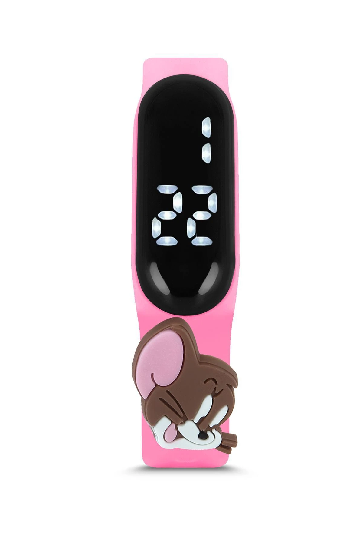 Uv400 Korumalı Çocuk Güneş Gözlüğü Dokunmatik Kol Saati Renkli Kutu Pembe 213-219-Pembe-[ Jery-Pembe ]