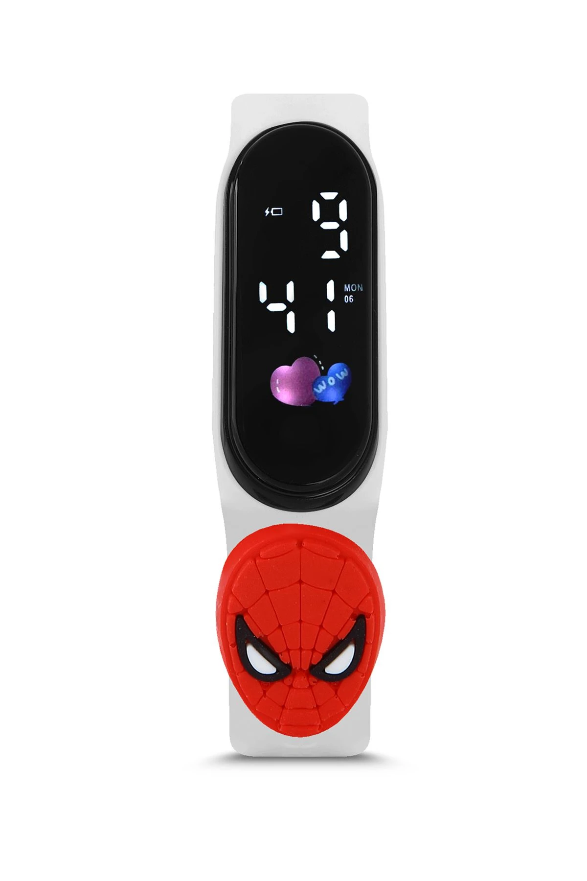Uv400 Korumalı Çocuk Güneş Gözlüğü Dokunmatik Kol Saati Renkli Kutu Gri Zzla-213-Gri̇-Spi̇derman-Saat-Gözlük