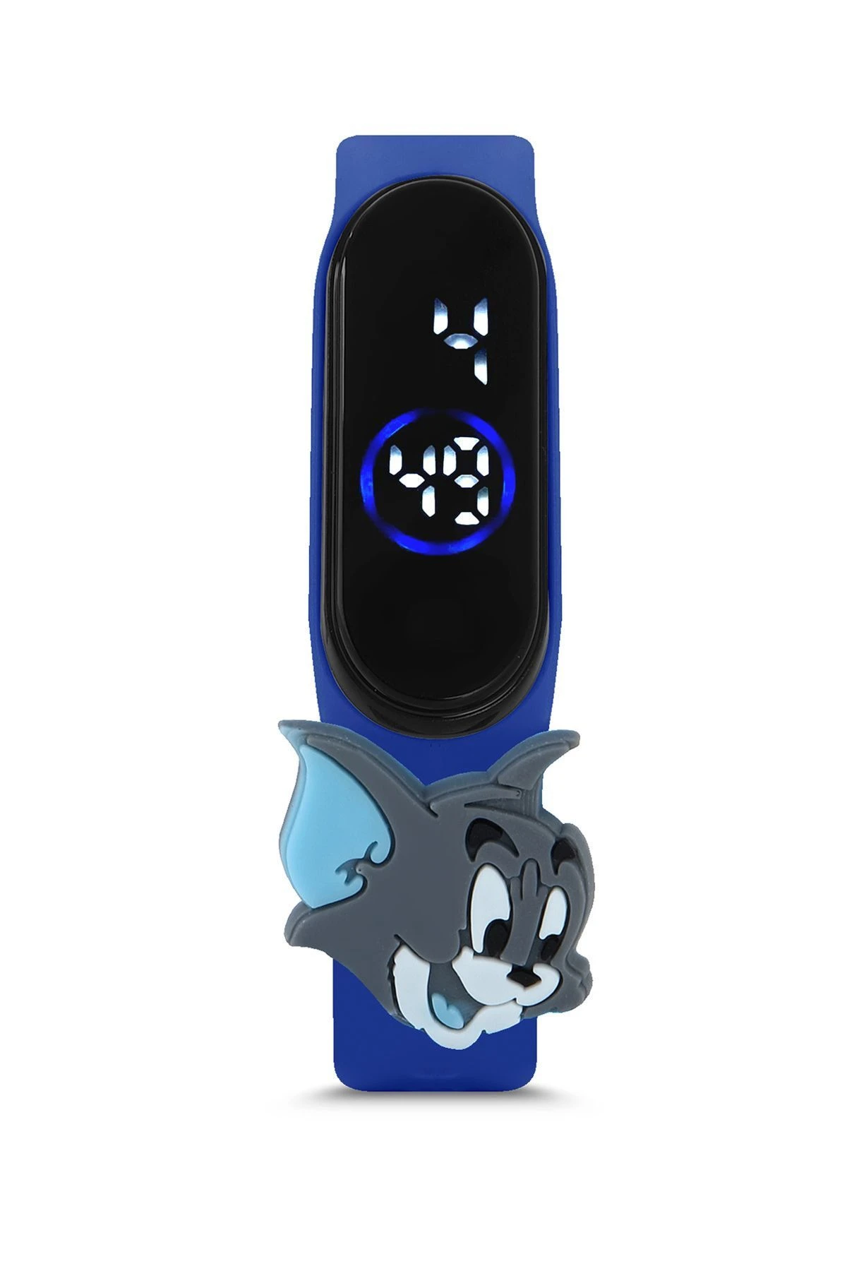 Uv400 Korumalı Çocuk Güneş Gözlüğü Dokunmatik Led Çocuk Saati Kutu Hediyeli Lacivert 213-219-Laci̇vert-[ Tom-Mavi̇ ]